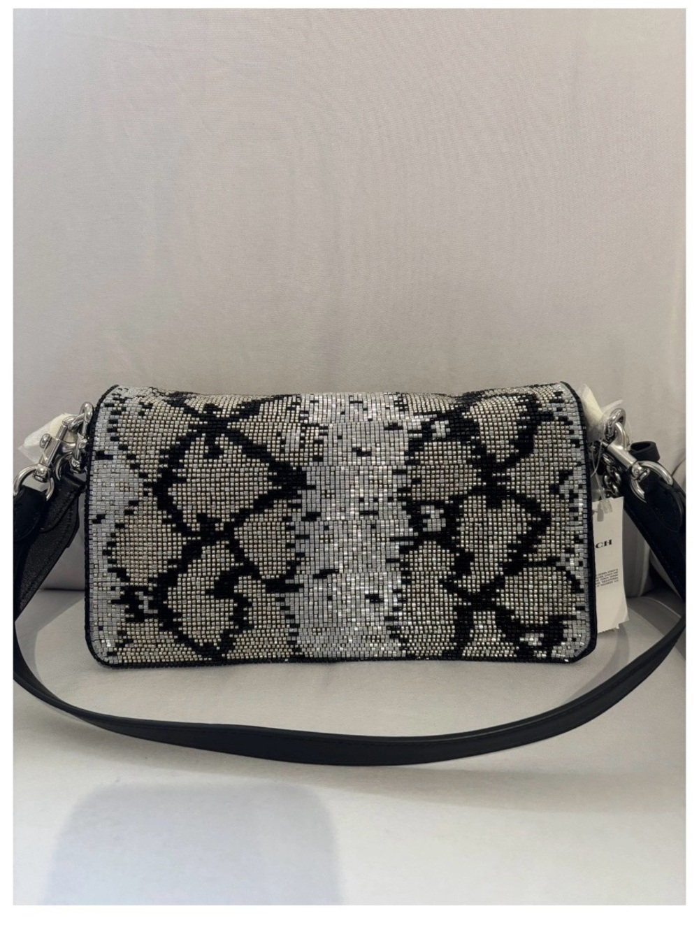 Coach Tabby Shoulder Bag in Beaded Snake Print - SOLD OUT - Picture 8 of 13